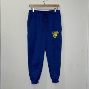 Golden State Warriors Fanatics Mens BASKETBALL Sweatpants Blue Fleece Pants
